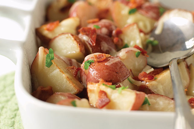 Red Potatoes with Bacon & Cheese